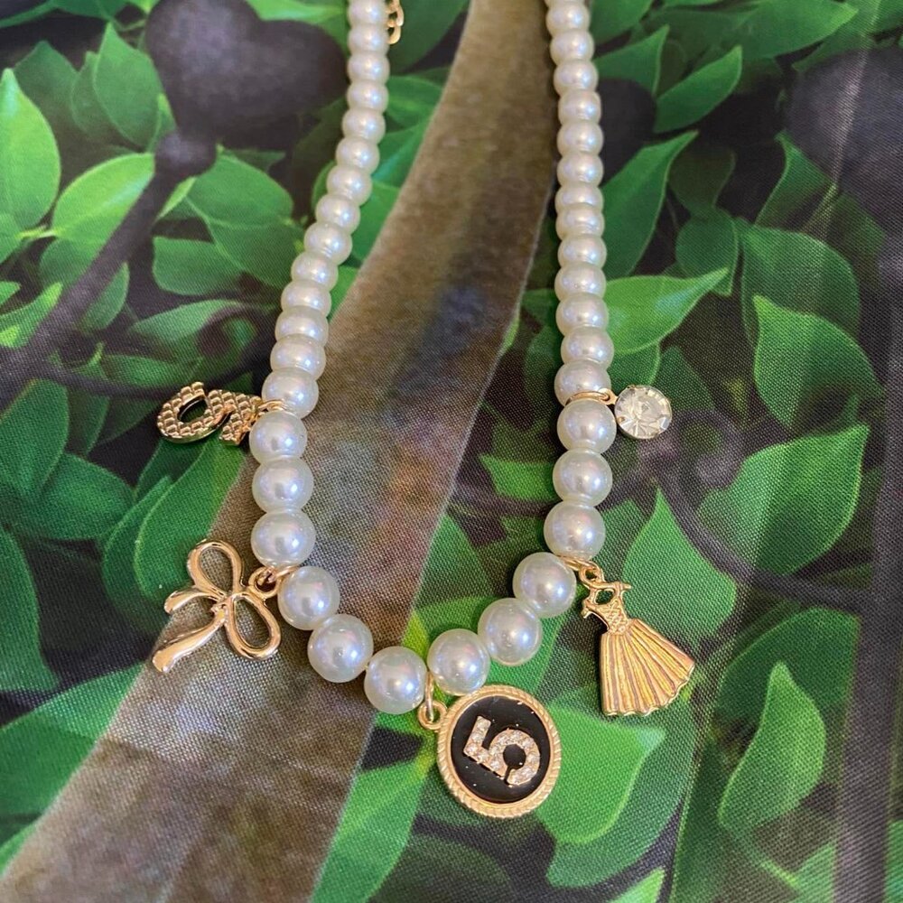 Beautiful pearl necklace